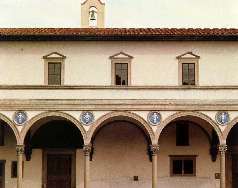 Filippo Brunelleschi Ospedale degli Innocenti Spain oil painting art